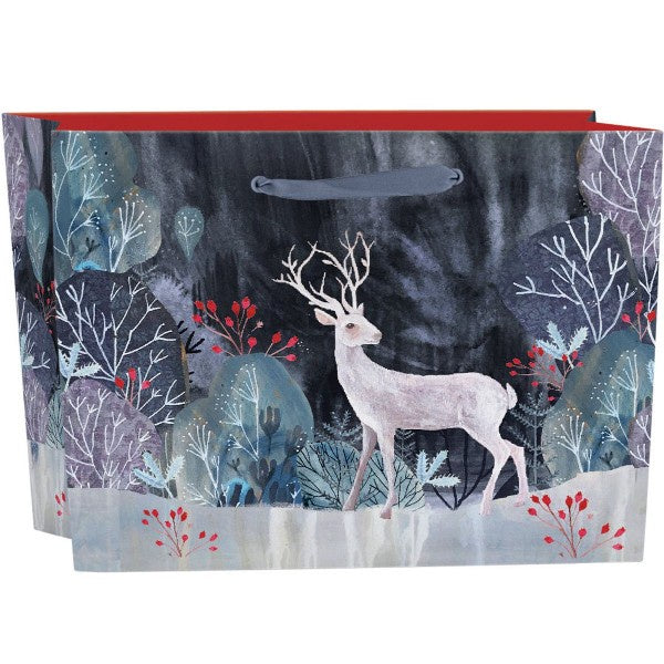 Silver Stag Small Landscape Gift Bag