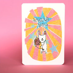 Thank You Rabbits Card