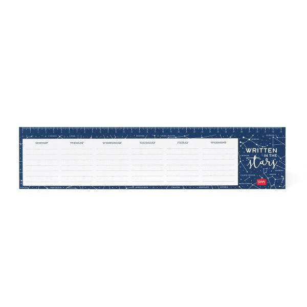 Stars Slim Weekly Desk Planner