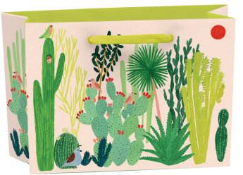 Cactus Small Pink Gift Bag