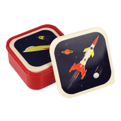 Space Age Set of 3 Snack Boxes
