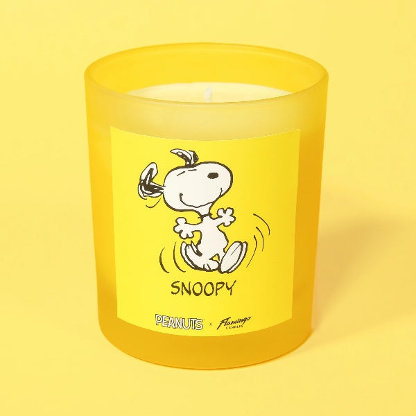 Snoopy Root Beer Scented - Snoopy Yellow Jar Candle