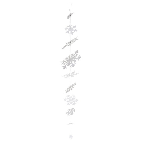 Paper Snowflake Chain 100cm