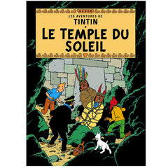 Prisoners of the Sun Tintin Poster