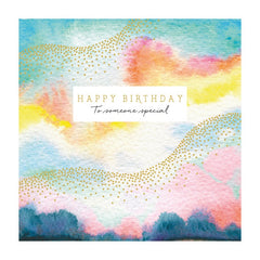 Watercolour Someone Special Birthday Card