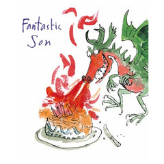 Fantastic Son Quentin Blake Birthday Card