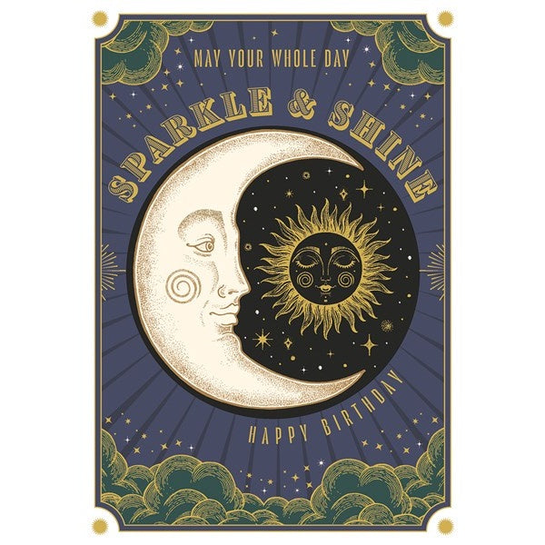 Sparkle And Shine Happy Birthday Card