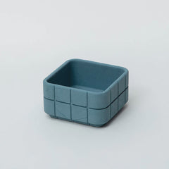 Tile Square Pot Steel Blue