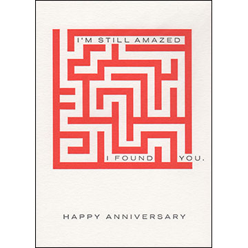I'm Still Amazed I Found You Anniversary Card