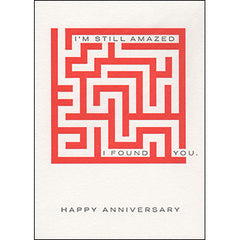I'm Still Amazed I Found You Anniversary Card