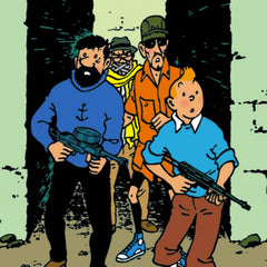 Flight 714 Tintin Poster