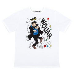 Captain Haddock Wouah White Tintin T-Shirt
