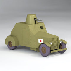 Tintin 1/24th Scale Armoured Car From The Blue Lotus