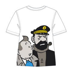 Tintin and Haddock T-shirt X-Large