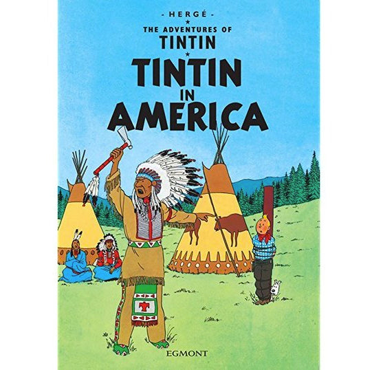 Tintin in America Postcard