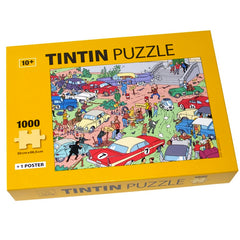 Tintin Car Rallye Puzzle 1000 Pieces