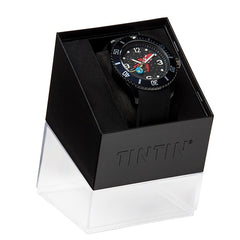 Tintin Watch - Destination Moon Rocket - Black