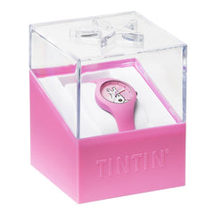 Tintin Watch - Snowy in Pink