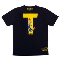 T Black Tintin Kids T-Shirt