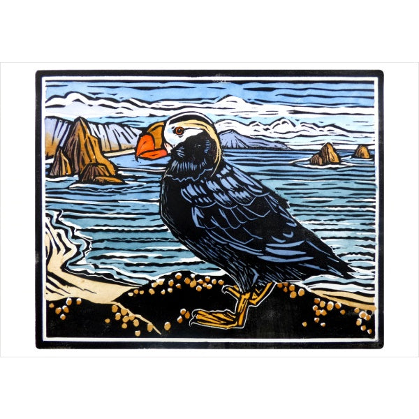 Tufted Puffin - Molly Hashimoto Card