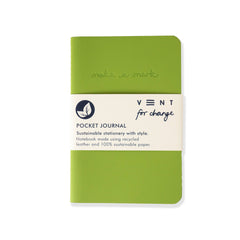 Make A Mark Pocket Notebook Green