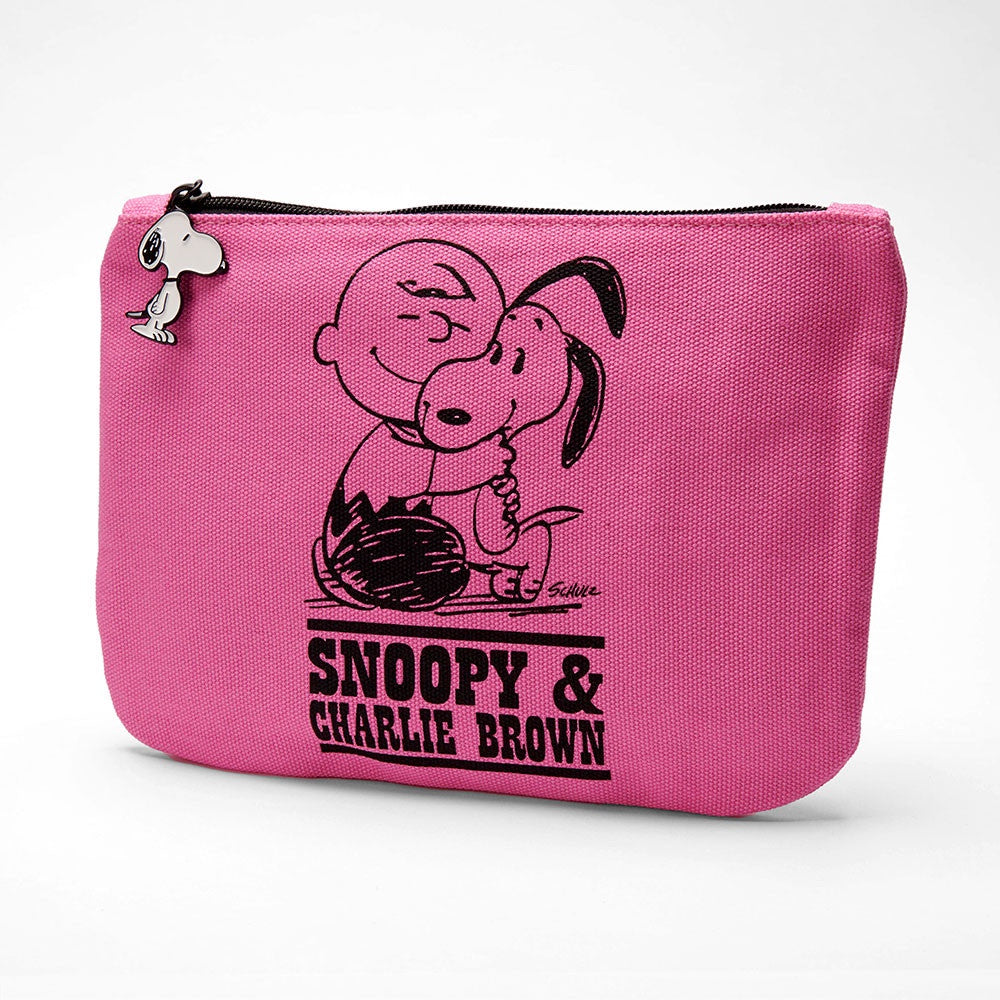 Happiness is a Warm Puppy Snoopy Zip Pouch