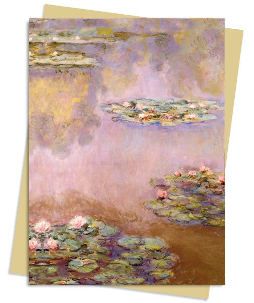 Monet Water Lilies Card