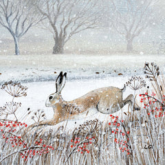 Animals and Winter Berries Box of 20 Christmas Cards