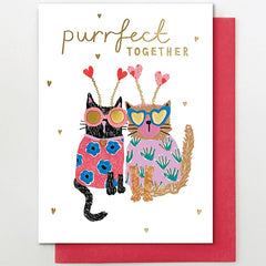 Purrfect Together Card