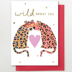 Wild About You Leopards Card