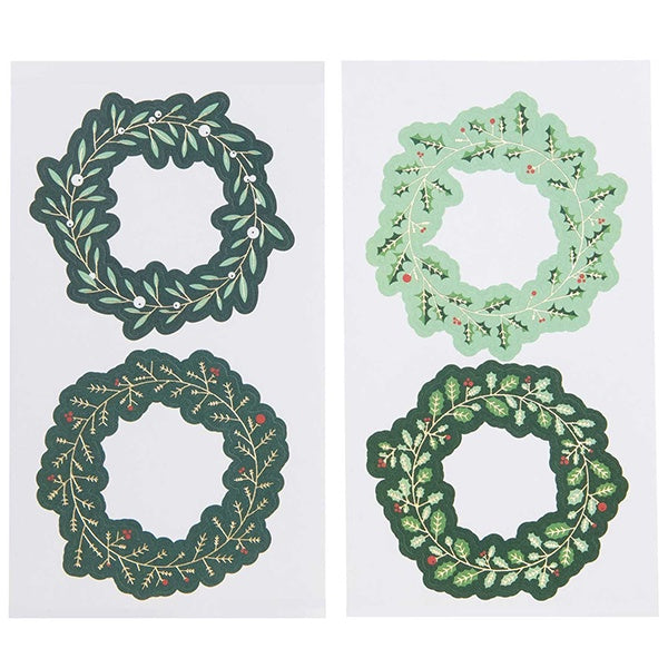 Christmas Wreath Stickers