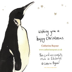 Pack of 5 'Pablo' Penguin Charity Christmas Cards