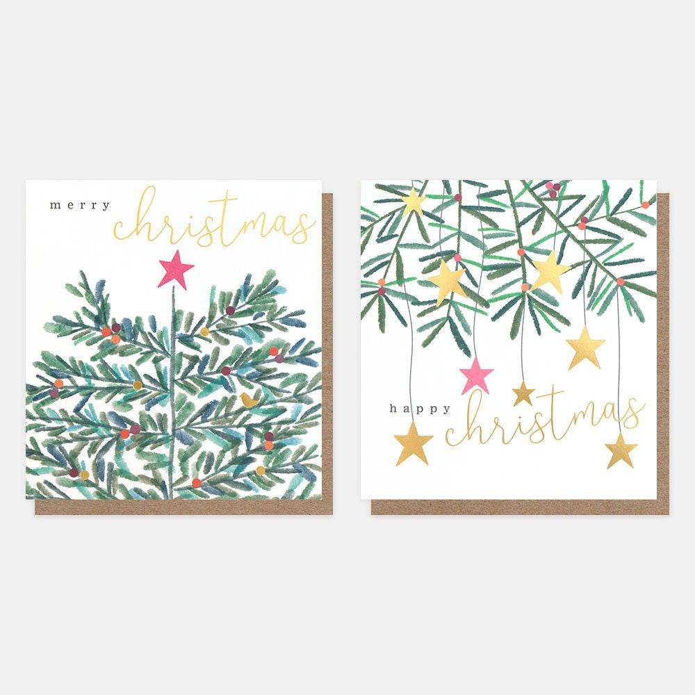 Christmas Tree & Stars Mixed Charity Pack