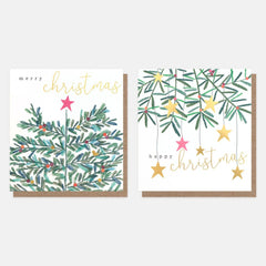 Christmas Tree & Stars Mixed Charity Pack